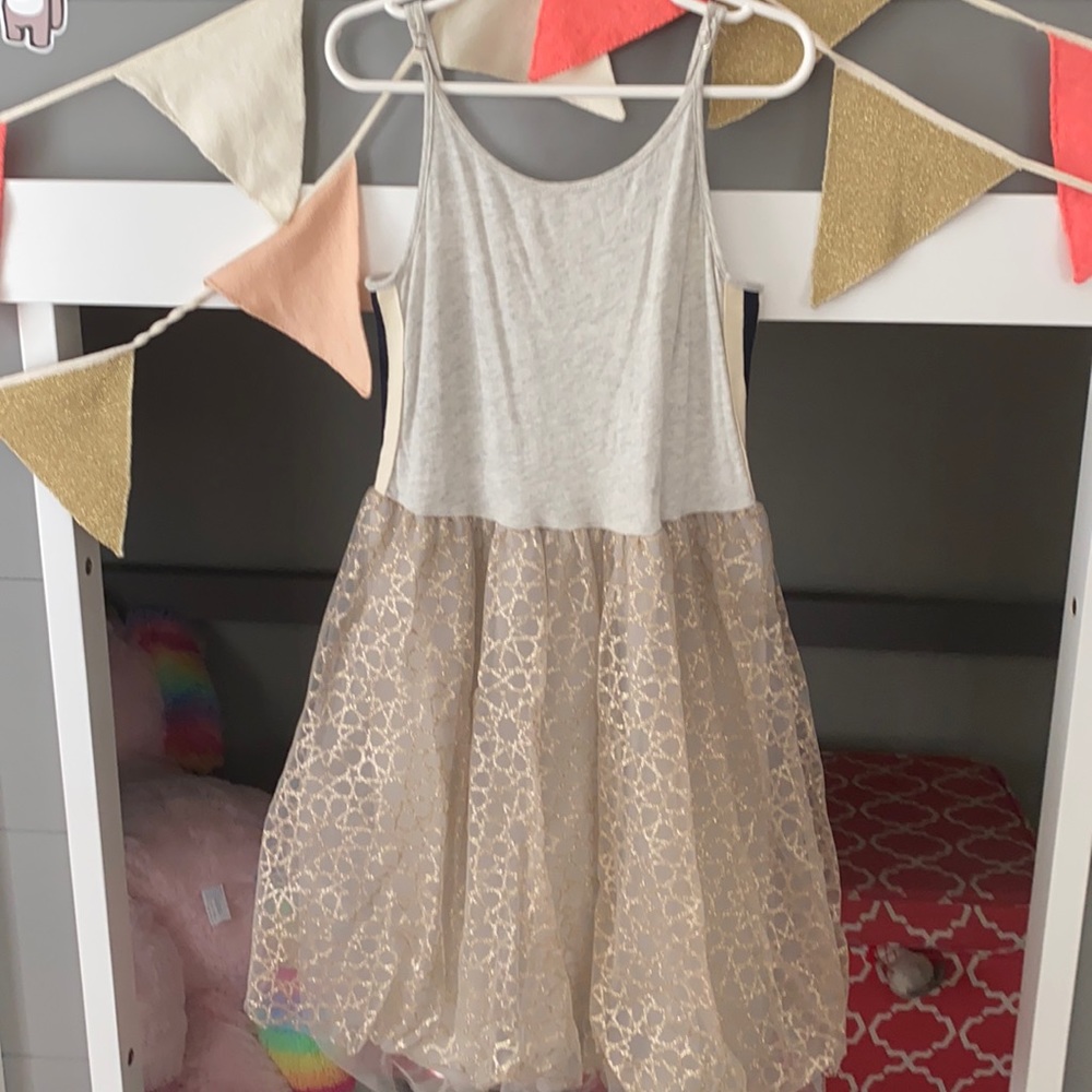 Crewcuts Cotton and Tulle Dress